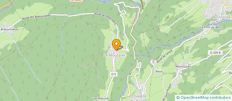 localisation de l'entreprise MADAME JULIE DEBAY  LE MOUTARET