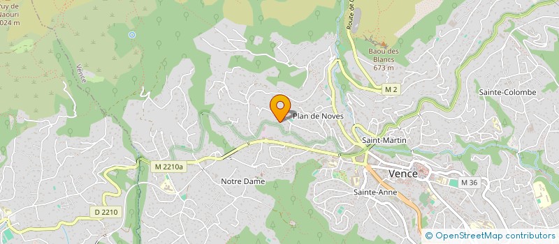 localisation de l'entreprise MADAME JULIE DEBEHOGNE  VENCE