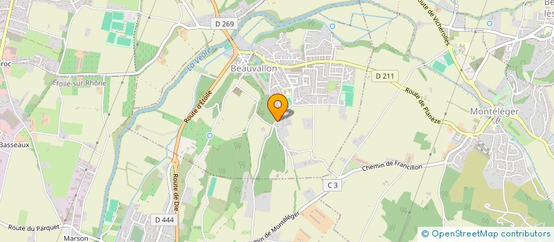 localisation de l'entreprise MADAME JULIE DECORPS PIERRE  BEAUVALLON