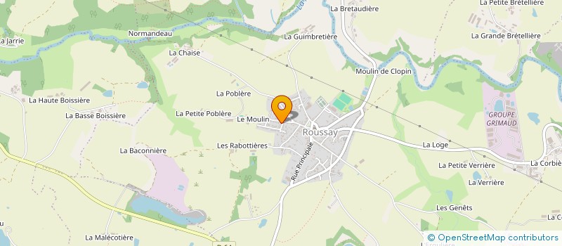 localisation de l'entreprise MADAME JULIE DEFONTAINE  SEVREMOINE