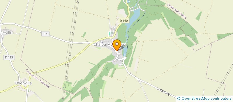 localisation de l'entreprise MADAME JULIE DEFOSSEZ  CHALOU-MOULINEUX