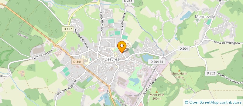 localisation de l'entreprise MADAME JULIE DEGUINE  DESVRES