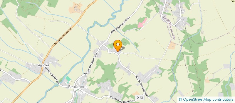 localisation de l'entreprise MADAME JULIE DEJEAN  BEAUMONT-SUR-LEZE