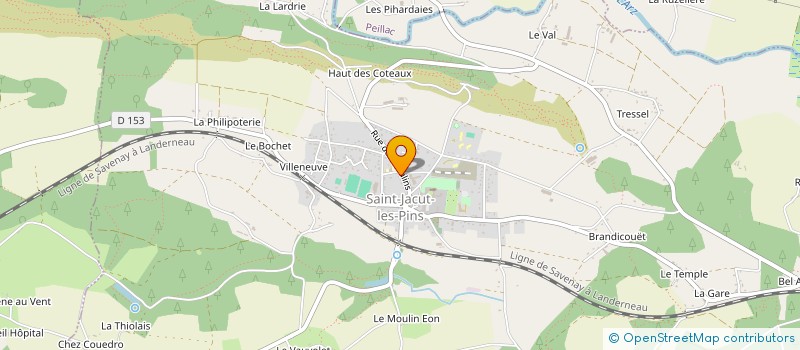 localisation de l'entreprise MADAME JULIE DELALANDE  SAINT-JACUT-LES-PINS