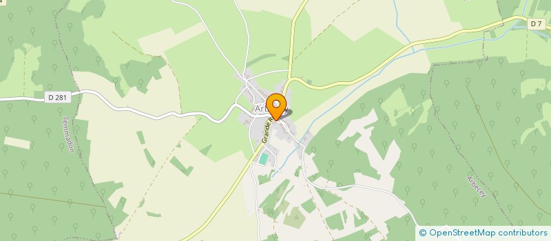 localisation de l'entreprise MADAME JULIE DELAULE  ARBECEY