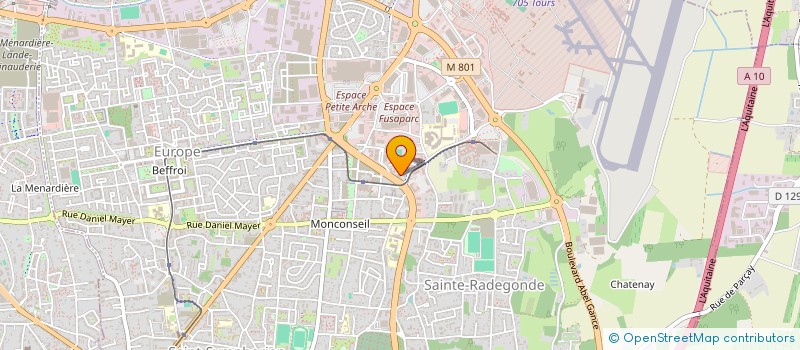 localisation de l'entreprise MADAME JULIE DELAUNAY  TOURS