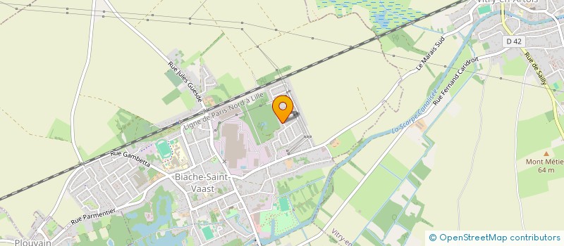 localisation de l'entreprise MADAME JULIE DELAVAL  BIACHE-SAINT-VAAST
