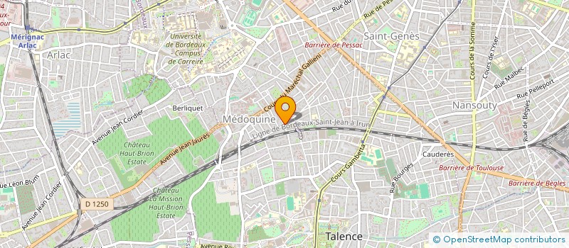 localisation de l'entreprise MADAME JULIE DELCOURT  BORDEAUX