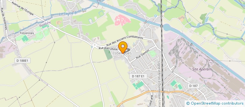 localisation de l'entreprise MADAME JULIE DELELIS  ISBERGUES