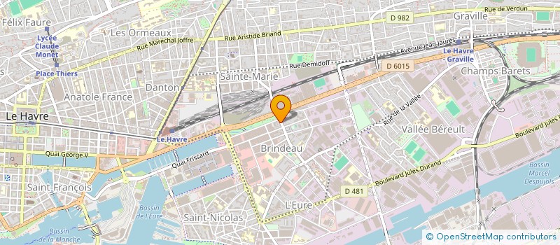 localisation de l'entreprise MADAME JULIE DELEUZE  LE HAVRE