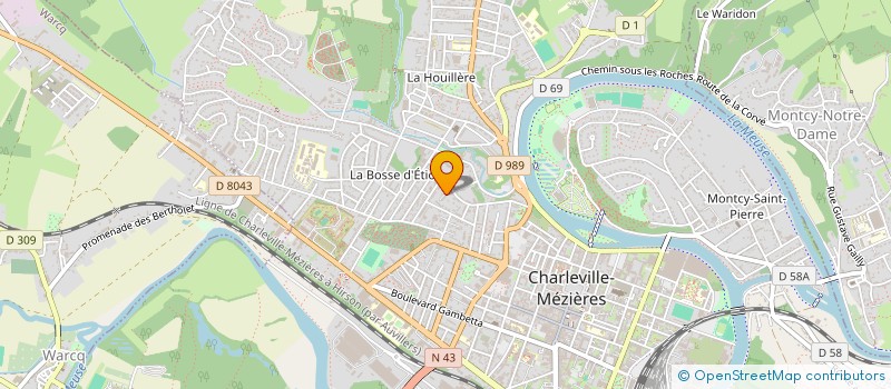 localisation de l'entreprise MADAME JULIE DELGENES à CHARLEVILLE-MEZIERES
