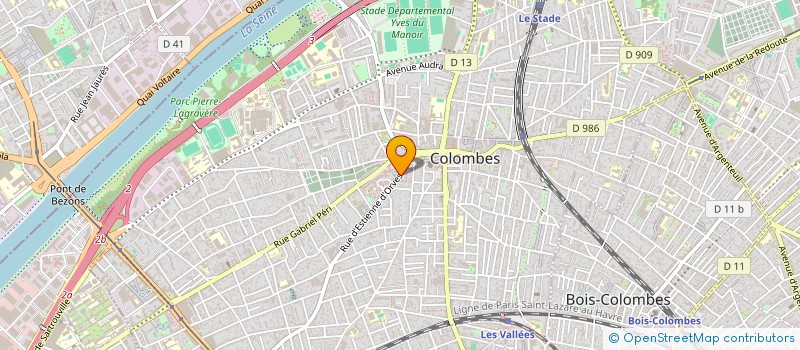 localisation de l'entreprise MADAME JULIE DELORME  NANTERRE