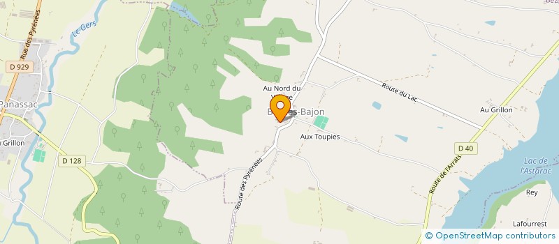 localisation de l'entreprise MADAME JULIE DELWAULLE  MONT D ASTARAC