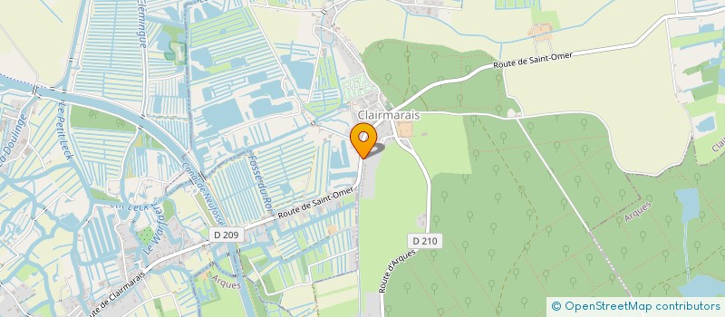 localisation de l'entreprise MADAME JULIE DEMARET  ARQUES