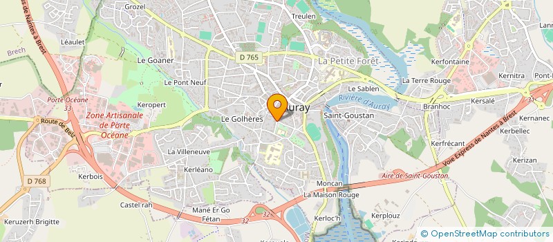 localisation de l'entreprise MADAME JULIE DEMILLECAMPS à AURAY