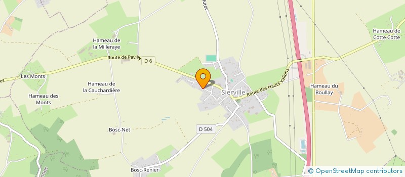 localisation de l'entreprise MADAME JULIE DEMILLY VALEMBOIS  SIERVILLE