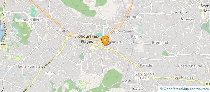 localisation de l'entreprise MADAME JULIE DENIS à SIX-FOURS-LES-PLAGES