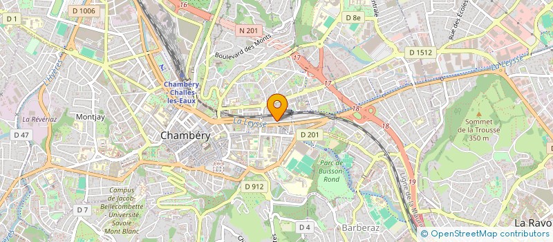 localisation de l'entreprise MADAME JULIE DENIZOT  CHAMBERY