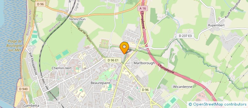 localisation de l'entreprise MADAME JULIE DEPARIS  WIMILLE