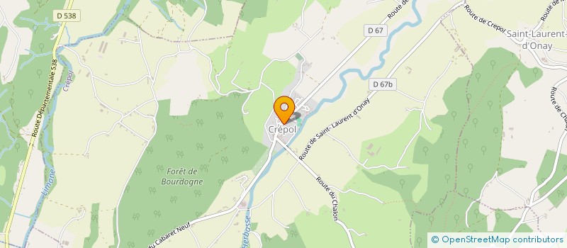 localisation de l'entreprise MADAME JULIE DEPREY  CREPOL