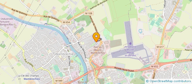 localisation de l'entreprise MADAME JULIE DEPREZ  WAMBRECHIES