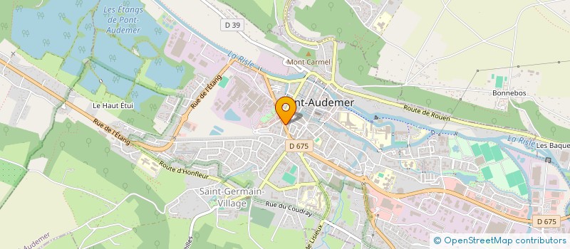 localisation de l'entreprise MADAME JULIE DESAINT  PONT-AUDEMER