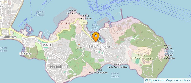 localisation de l'entreprise MADAME JULIE DESAULTY à SAINT-MANDRIER-SUR-MER
