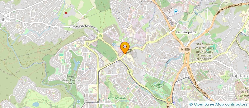 localisation de l'entreprise MADAME JULIE DESCHAMPS-SAUTEREAU  MONTPELLIER