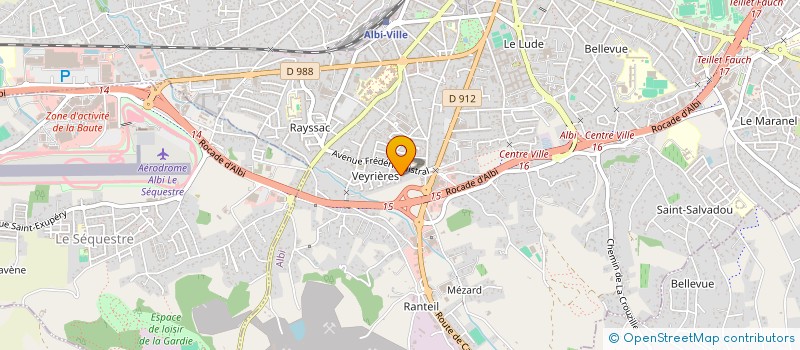 localisation de l'entreprise MADAME JULIE DESMARCHELIER à ALBI