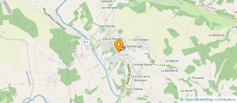 localisation de l'entreprise MADAME JULIE DESMOULIN  LISLE