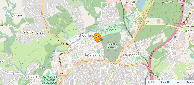 localisation de l'entreprise MADAME JULIE DESNOYER à LIMOGES