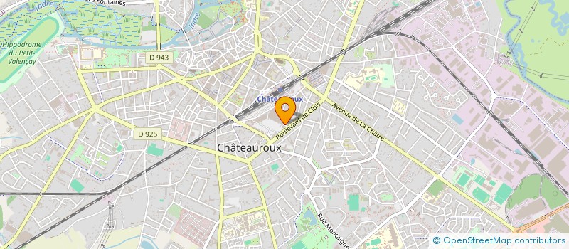 localisation de l'entreprise MADAME JULIE DESPOUY à CHATEAUROUX