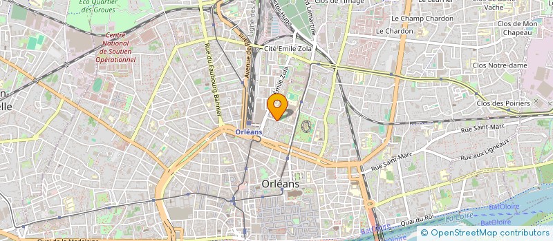 localisation de l'entreprise MADAME JULIE DESSAINT  ORLEANS