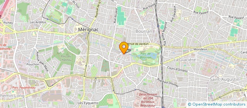 localisation de l'entreprise MADAME JULIE DESSARPS  MERIGNAC