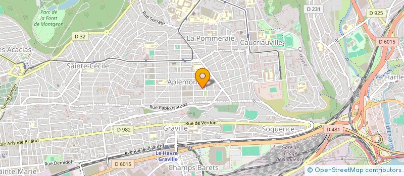 localisation de l'entreprise MADAME JULIE DEVOUCOUX à LE HAVRE