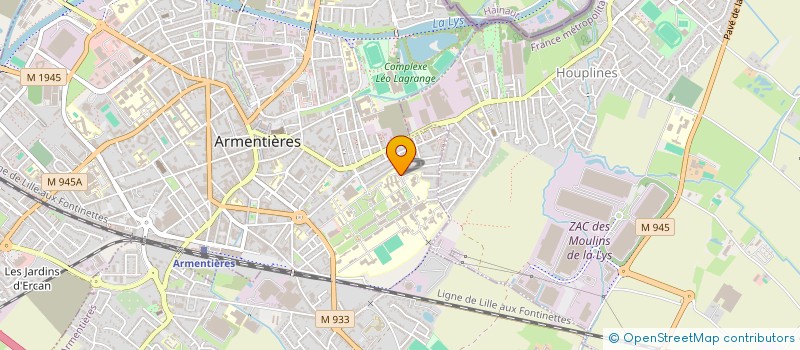 localisation de l'entreprise MADAME JULIE DEWISME  ARMENTIERES