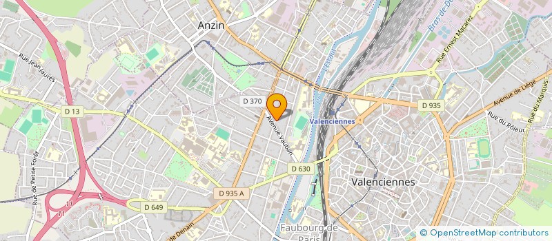 localisation de l'entreprise MADAME JULIE DHAUSSY  VALENCIENNES