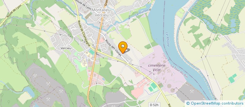 localisation de l'entreprise MADAME JULIE DI RUSCIO  MONTALIEU-VERCIEU
