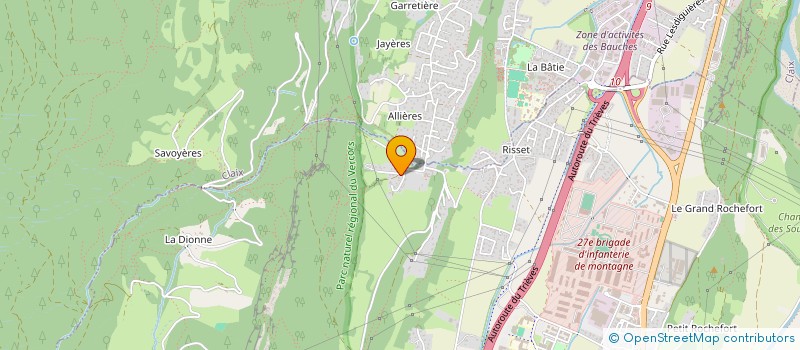 localisation de l'entreprise MADAME JULIE DI VANNI  VARCES-ALLIERES-ET-RISSET