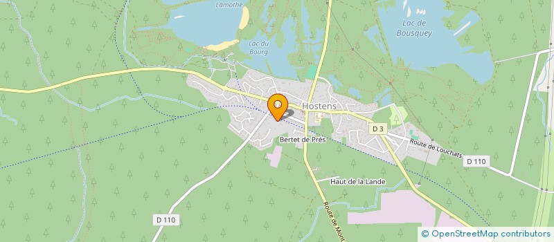 localisation de l'entreprise MADAME JULIE DIAS  HOSTENS