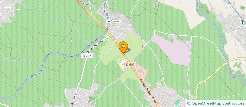 localisation de l'entreprise MADAME JULIE DIAZ  SAINT NAZAIRE D'AUDE