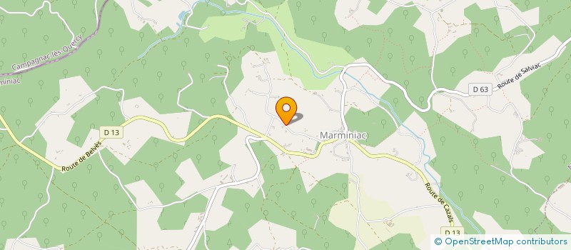 localisation de l'entreprise MADAME JULIE DIAZ  MARMINIAC