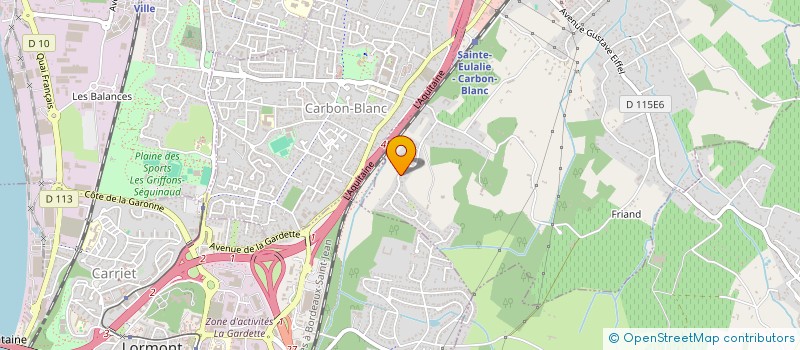 localisation de l'entreprise MADAME JULIE DIAZ GARCIA  SAINTE-EULALIE