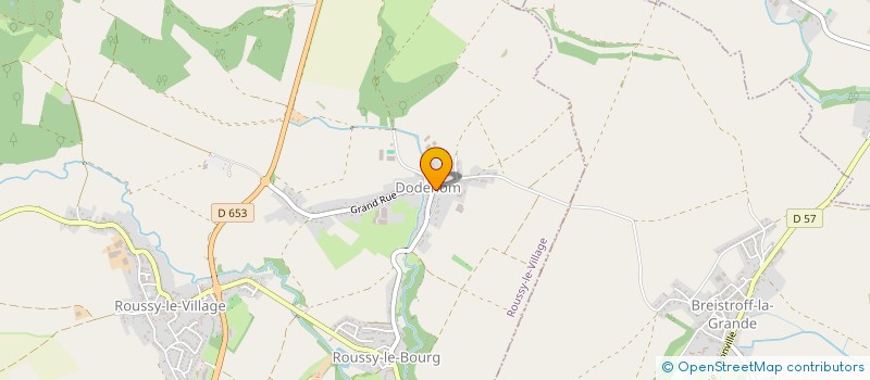 localisation de l'entreprise MADAME JULIE DICQUE  ROUSSY-LE-VILLAGE