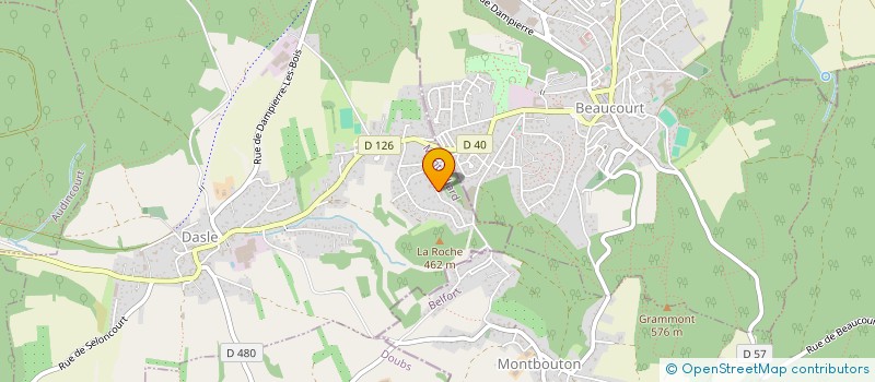 localisation de l'entreprise MADAME JULIE DIETSCH  DASLE