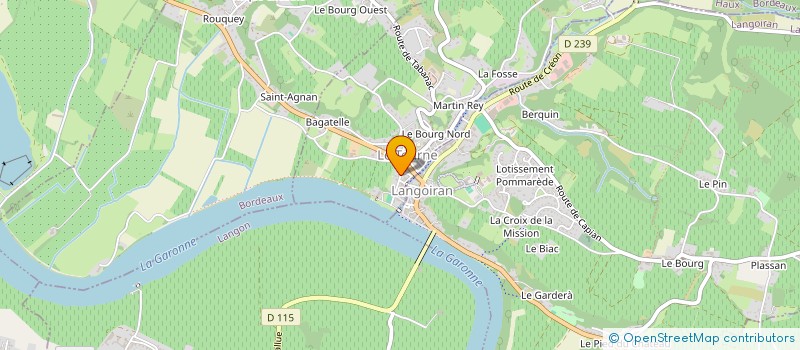 localisation de l'entreprise MADAME JULIE DOBERSET  LE TOURNE