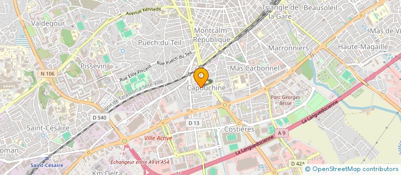 localisation de l'entreprise MADAME JULIE DOLEZON  NIMES