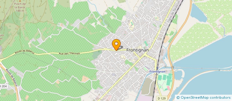 localisation de l'entreprise MADAME JULIE DONES à FRONTIGNAN