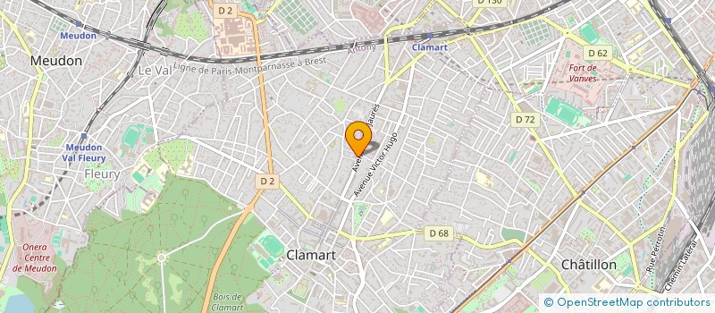 localisation de l'entreprise MADAME JULIE DONSIMONI à CLAMART