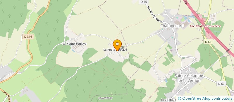 localisation de l'entreprise MADAME JULIE DOREY à AUTHEUIL-AUTHOUILLET